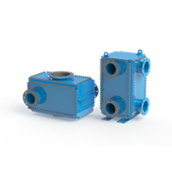 เครื่องแลกเปลี่ยนความร้อน Compabloc ทิตาเนียมผสมผสานสําหรับอุณหภูมิสูง