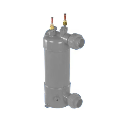 ท่อ PVC ทิตาเนียมสกรูและเครื่องแลกเปลี่ยนความร้อน Shell สําหรับสระว่ายน้ํา Aquarium Chiller Evaporator