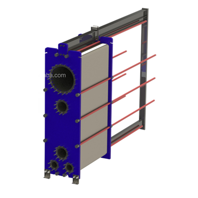 SS304 SS316L สแตนเลส Condenser เครื่องทําน้ําร้อน แบบแผ่น