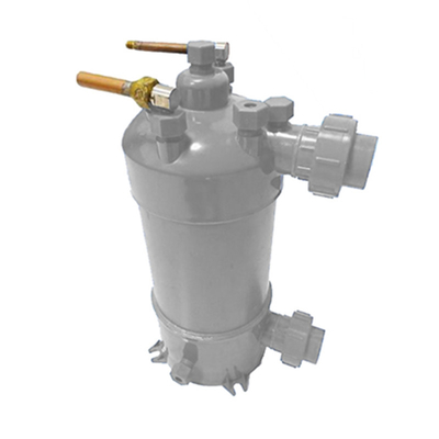เครื่องแลกเปลี่ยนความร้อนหมึก PVC สําหรับระบบน้ําทะเลระบายสูง สําหรับปั๊มความร้อนสระว่ายน้ํา