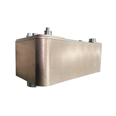 BL130 เครื่องแลกเปลี่ยนความร้อนจากแผ่นทองแดงสําหรับน้ําเย็น ปั๊มความร้อน เครื่องทําน้ําร้อน