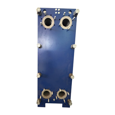 เครื่องแลกเปลี่ยนความร้อนจากแผ่นกระปุกประสิทธิภาพสูง SS304 316 เครื่องแลกเปลี่ยนความร้อนจากแผ่นครึ่งผสม