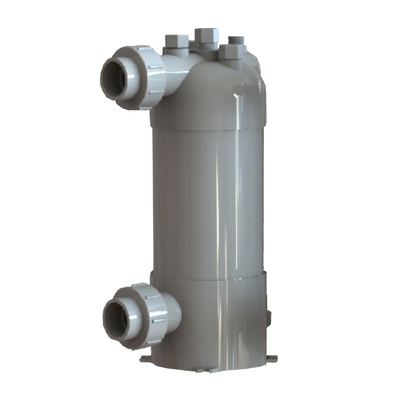 เครื่องแลกเปลี่ยนความร้อนแบบไทเทเนียมสอยคุณภาพสูง เครื่องทําน้ําร้อน PVC สําหรับสระว่ายน้ํา ปั๊มความร้อน